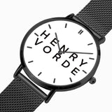 Henry Vorde  Ultra-thin Stainless Steel Quartz Watch