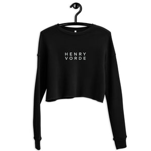 Henry Vorde White Crop Sweatshirt