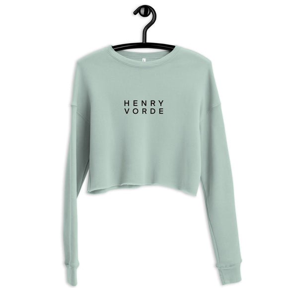 Henry Vorde Black Crop Sweatshirt